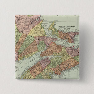 Maritime Provinces of Canada 15 Cm Square Badge