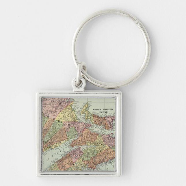 Maritime Provinces of Canada Key Ring (Front)