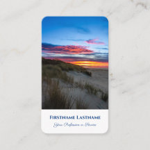 Maritime sand dune beach sunset travel agent style