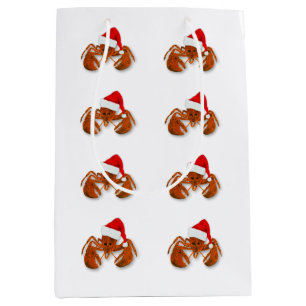 Maritime Santa Clause Lobster Medium Gift Bag