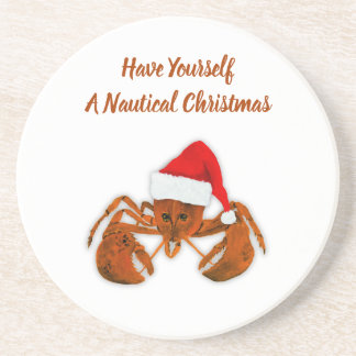 Maritime Santa Lobster Coaster