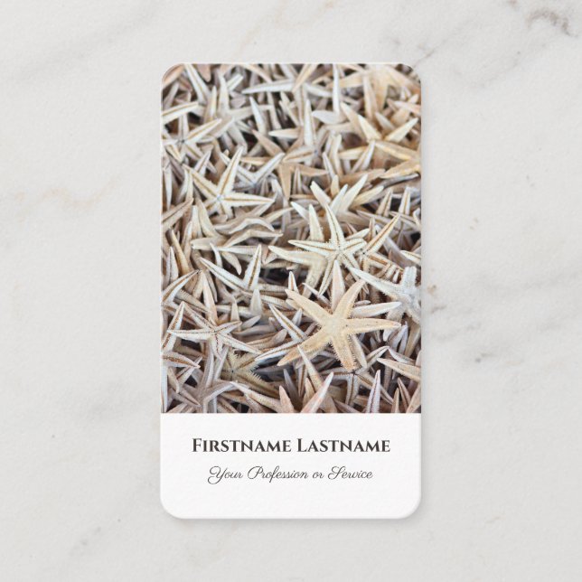 Maritime sea star starfish travel agent experts business card (Front)