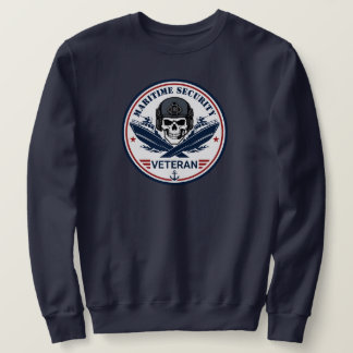 Maritime Security Veteran Tactical Emblem Sweatshirt