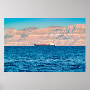 Maritime Shipping In Mexicolandscape,2015,beautifu Poster