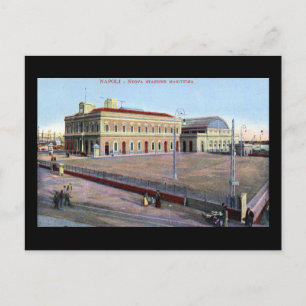 Maritime Station, Napoli Italy 1910 Vintage Postcard