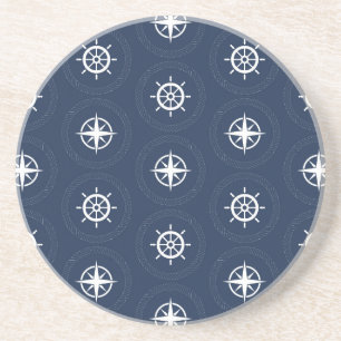 Maritime Tool Pattern Coaster