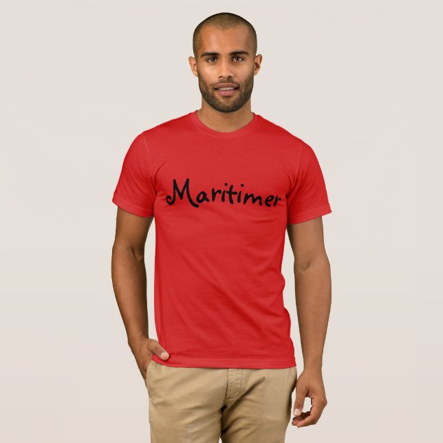  Maritimer shirt Nova Scotia Atlantic Province red (Front Full)