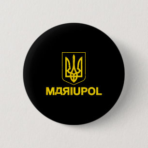 Mariupol Ukraine Vintage I Stand With Mariupol Ukr 6 Cm Round Badge