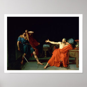 Marius at Minturnae, 1786 (oil on canvas) Poster