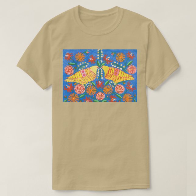Mariya Prymachenko Pigeons 1968 T-Shirt (Design Front)