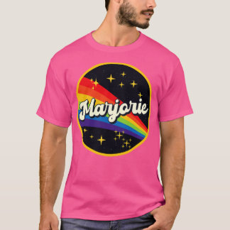 Marjorie Rainbow In Space Vintage Style T-Shirt