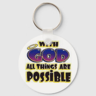 mark 10:27 Key Chain