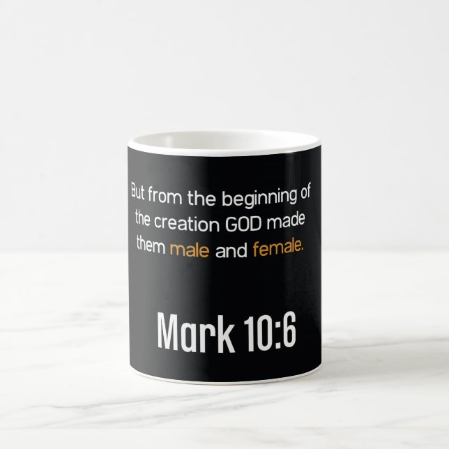 Mark 10:6 Mug (Center)