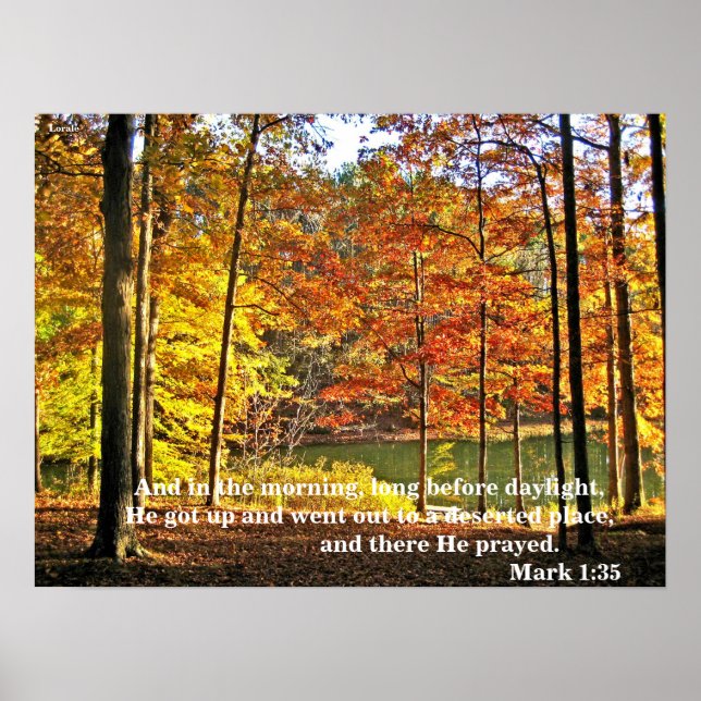 Mark 1:35   Poster (Front)