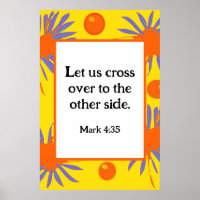 Mark 4:35 Bold Daisies - Yellow Orange Purple