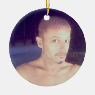 Mark Edward Westerfield 2002 Self Web Cam Pic 50 Ceramic Tree Decoration