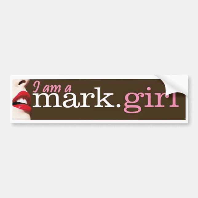 Mark.girl Bumper Sticker (Front)