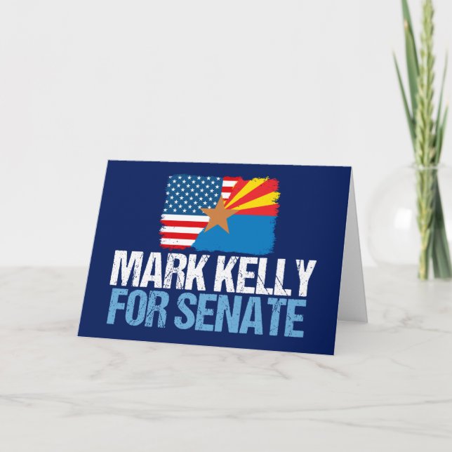 Mark Kelly for Senate 2022 Arizona Election Card (Front)