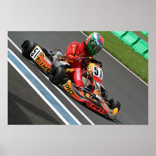 Mark Litchfield Karting Poster (Front)