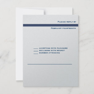 Mark Metallic Navy Bar Mitzvah Invitation Hebrew