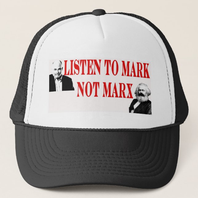 Mark not Marx Trucker Hat (Front)
