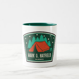 Mark O. Hatfield Wilderness Camping Two-Tone Coffee Mug