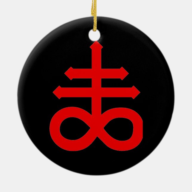MARK of the DEVIL Ceramic Tree Decoration (Back)