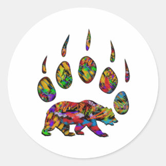 Mark of the Grizzly Classic Round Sticker