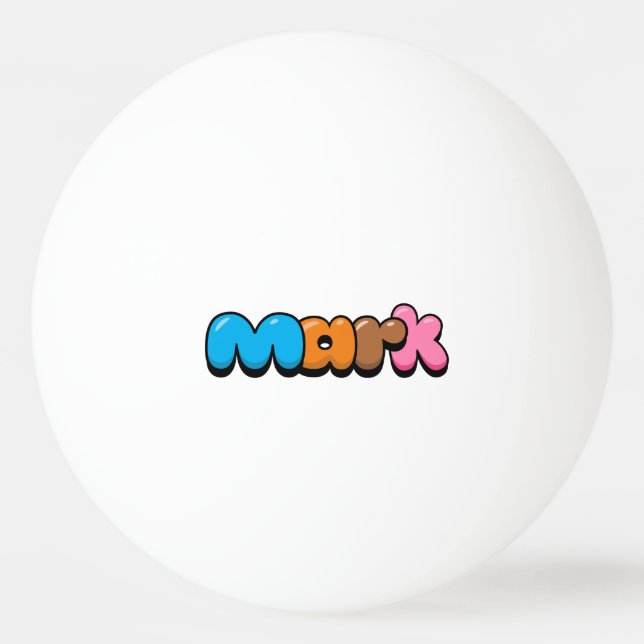 Mark Ping Pong Ball (Front)
