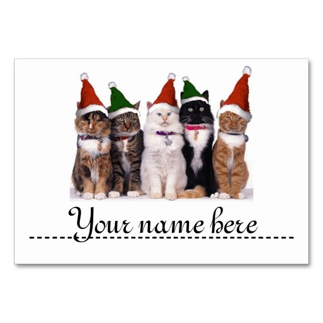 Mark-place for the table of Christmas - Number (Front)