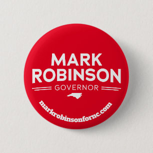 Mark Robinson for Governor 2024 6 Cm Round Badge