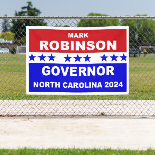 Mark Robinson Governor North Carolina 2024 Banner