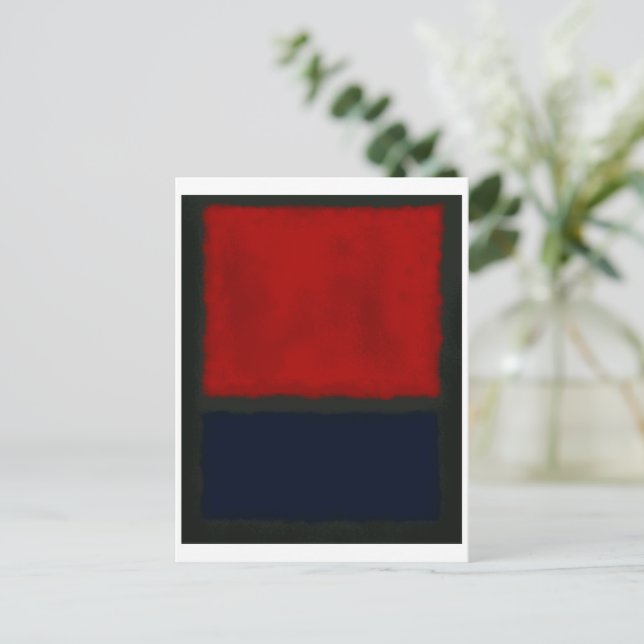 Mark Rothko art in digital style 15 Postcard (Standing Front)