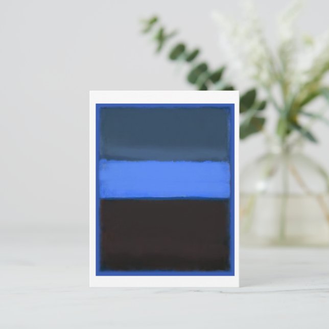 Mark Rothko art in digital style 4 Postcard (Standing Front)