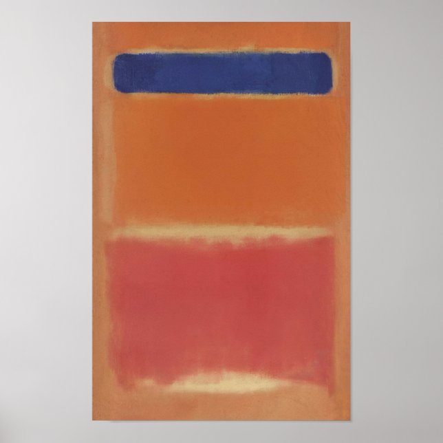 Mark Rothko - Blue Over Red - 1953 Poster (Front)