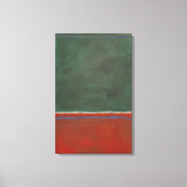 Mark Rothko - Green and Maroon - 1953 Canvas Print (Front)