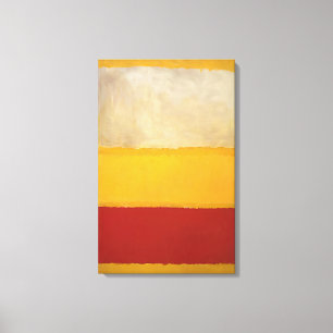 Mark Rothko - No. 13 White, Red on Yellow Canvas Print