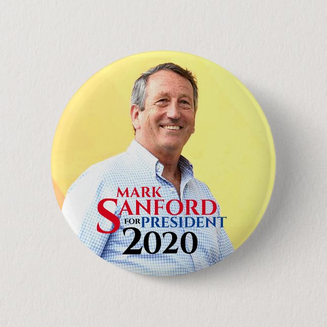 Mark Sanford 2020 6 Cm Round Badge (Front)