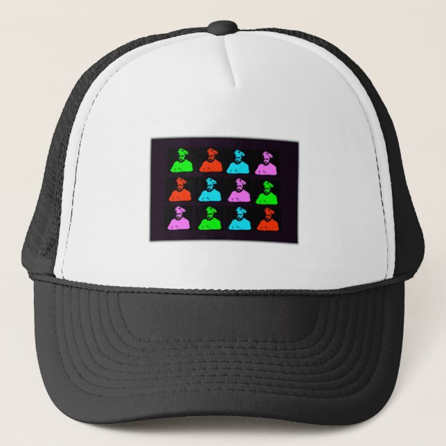 Mark Twain Collage Trucker Hat (Front)