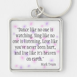 Mark Twain Key Ring