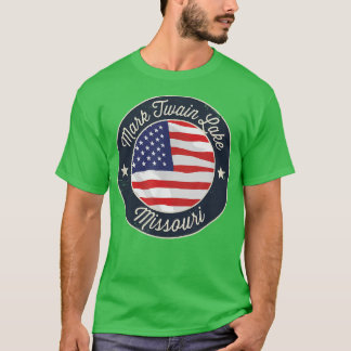 Mark Twain Lake - Patriotic Missouri Souvenir T-Sh T-Shirt