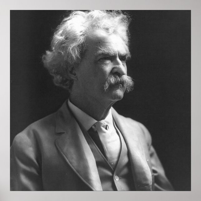 mark twain photo poster (Front)
