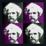 Mark Twain Pop Art Print<br><div class="desc">Show your appreciation for the work and life of Mark Twain with these fun,  customisable products.</div>
