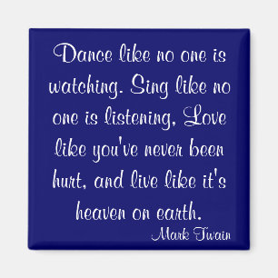 Mark Twain Quote Magnet