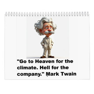 Mark Twain quotes calendar