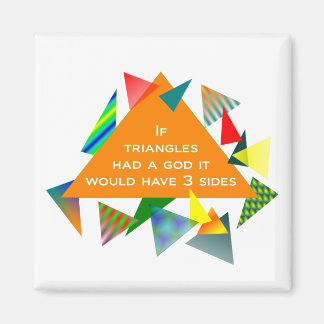 Mark Twain Triangle Quote Magnet