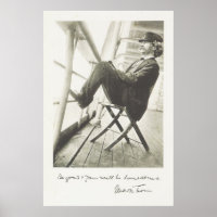 Mark Twain Vintage Poster Literary Quote Photo