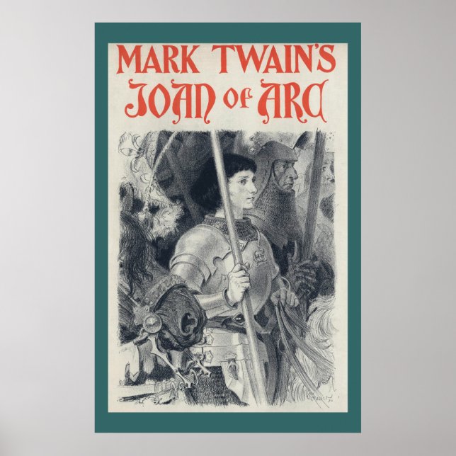 Mark Twain's Joan of Arc Poster (Front)