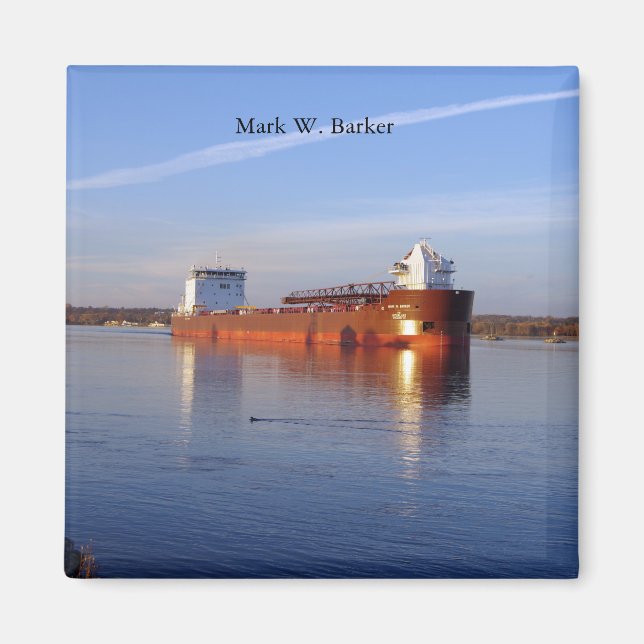 Mark W. Barker magnet (Front)