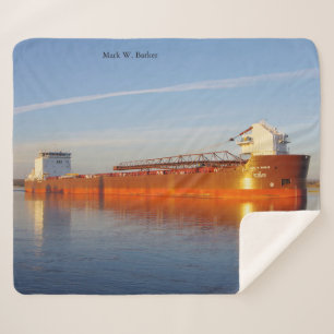 Mark W. Barker sherpa blanket